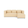 Voir la diapositive 1 : LISA DESIGN Stella - canapé d'angle droit 4 places en simili