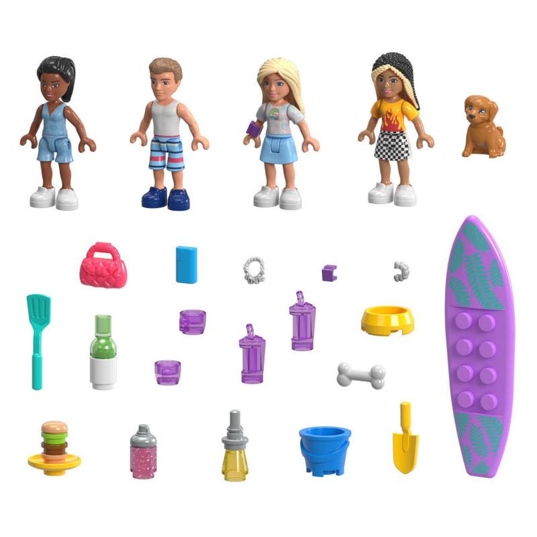 Voir la diapositive 4 : MATTEL Mattel - Barbie Dream Camper Adventure Building Set, 580dlg. HPN80