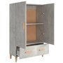 Voir la diapositive 4 : VIDAXL Buffet haut Gris béton 70x31x115 cm Bois d ingénierie