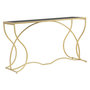 Voir la diapositive 1 : Paris Prix Console Design  Sunshine  130cm Noir & Or
