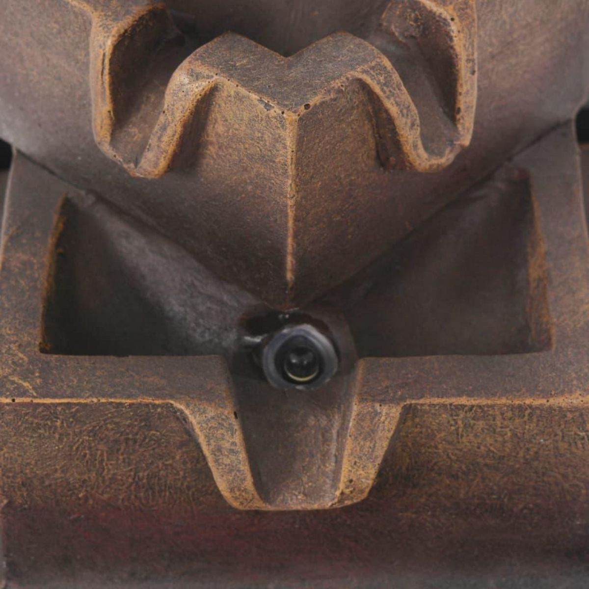 VIDAXL Fontaine d'interieur avec lampe LED Polyresine