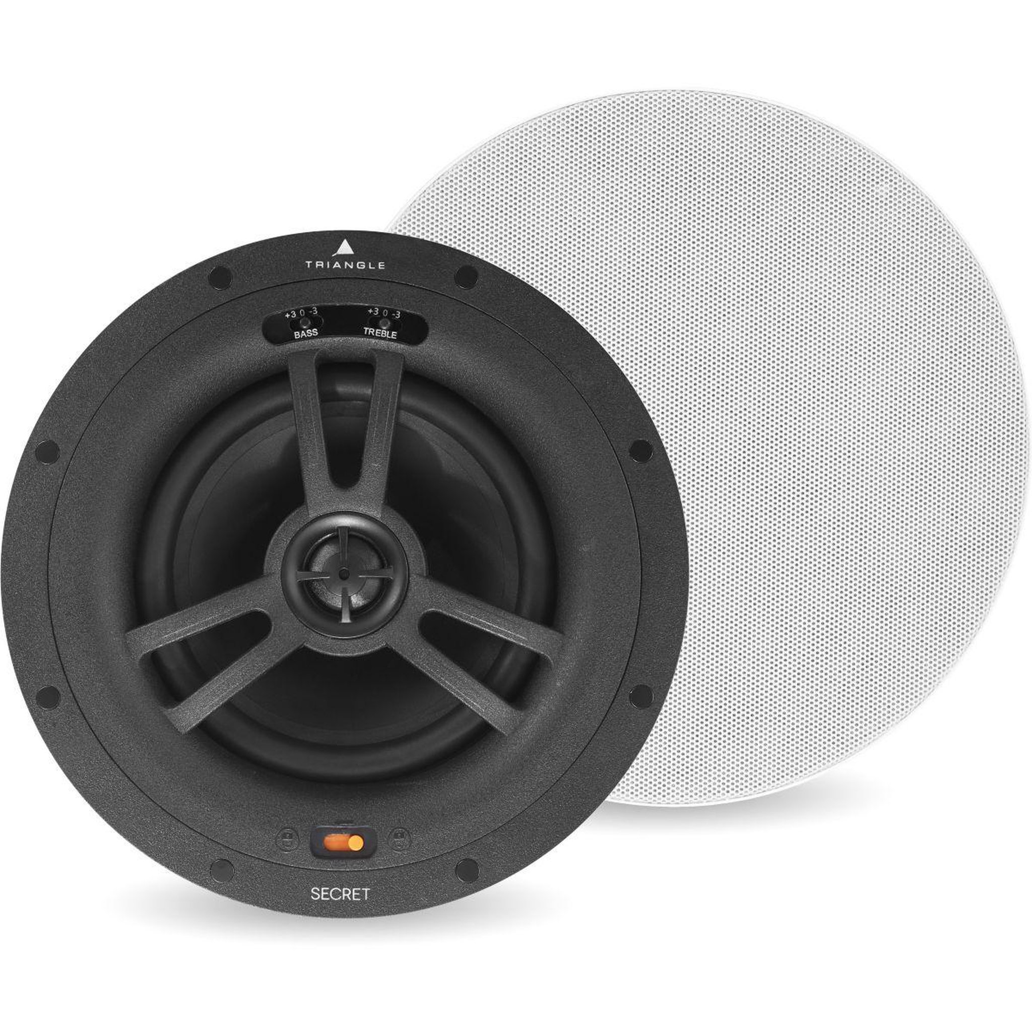 Voir la diapositive 3 : Triangle Enceinte encastrable secret emt7 circulaire