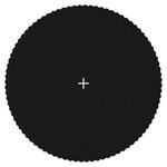VIDAXL Tapis de saut Tissu Noir pour trampoline rond de 4,57 m