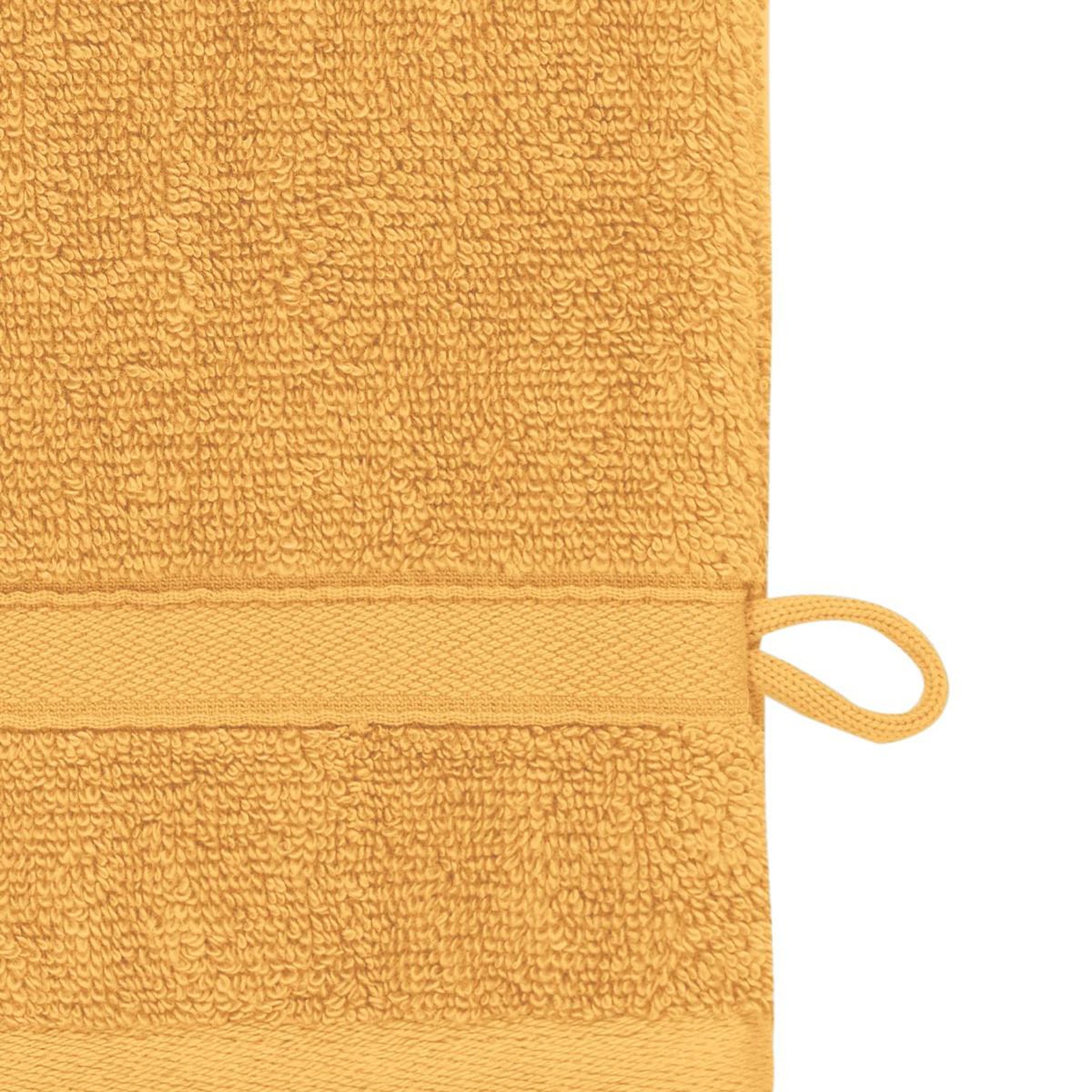 Voir la diapositive 3 : Sensei Maison Lot de 3 gants de toilette 600 g/m² SENSILK - 16x22 cm