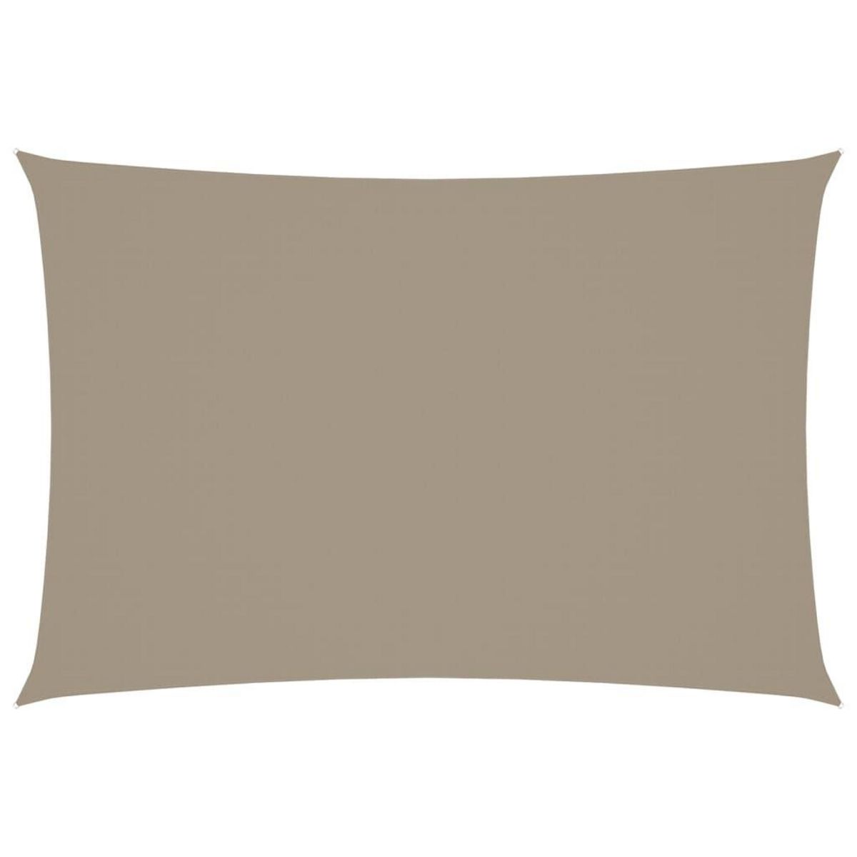 VIDAXL Voile de parasol tissu oxford rectangulaire 3x5 m taupe