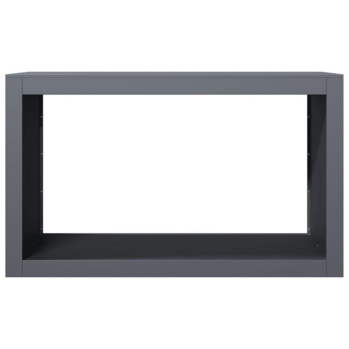 VIDAXL Portant de bois de chauffage anthracite 100x40x60 cm acier