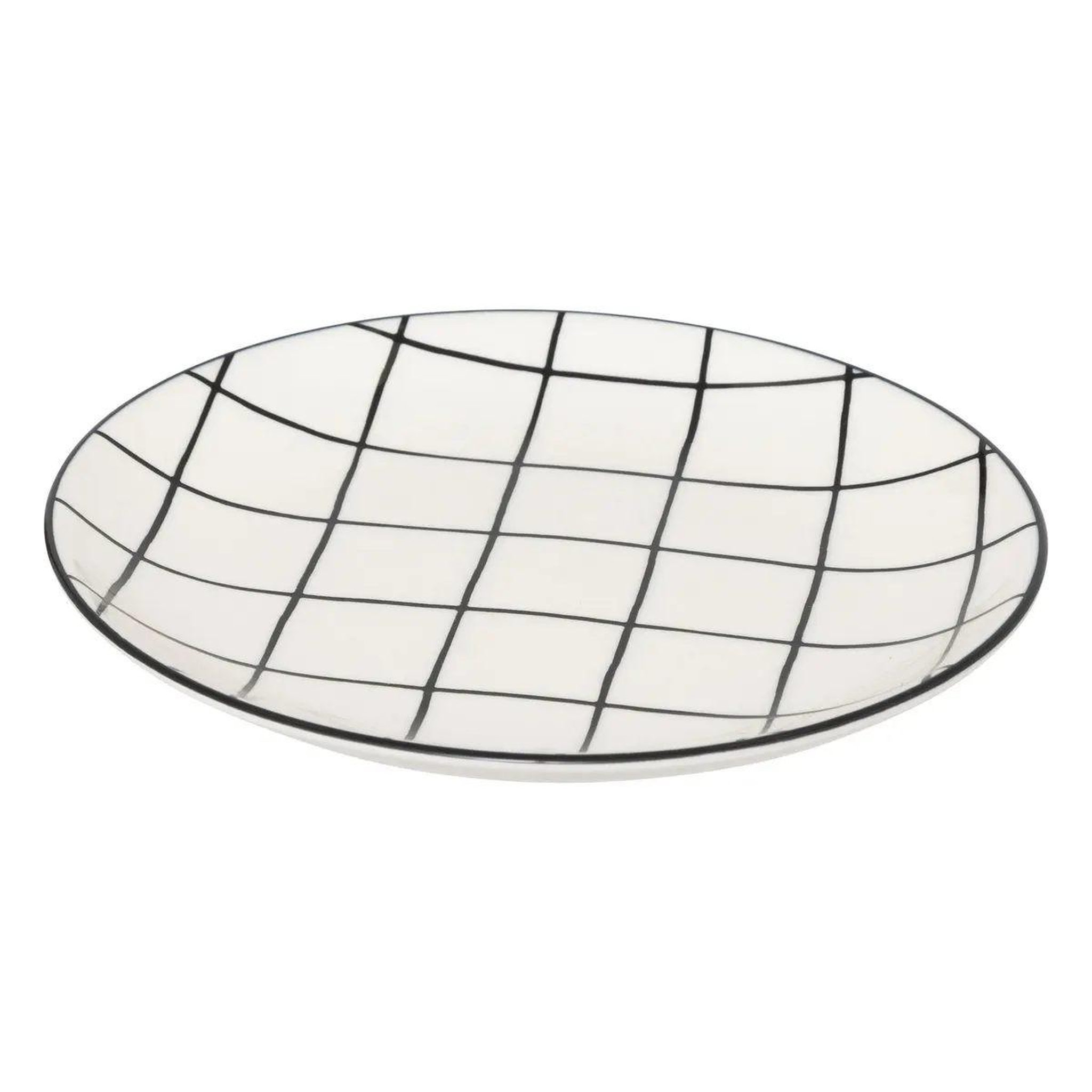 Voir la diapositive 2 : SECRET DE GOURMET Lot de 6 assiettes à dessert  family corner  20cm blanc