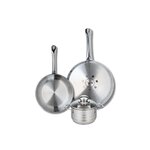 ELO Ensemble de 2 Poêles de cuisson 24 et 28 cm et 1 faitout 14 cm Elo Profi Brillant