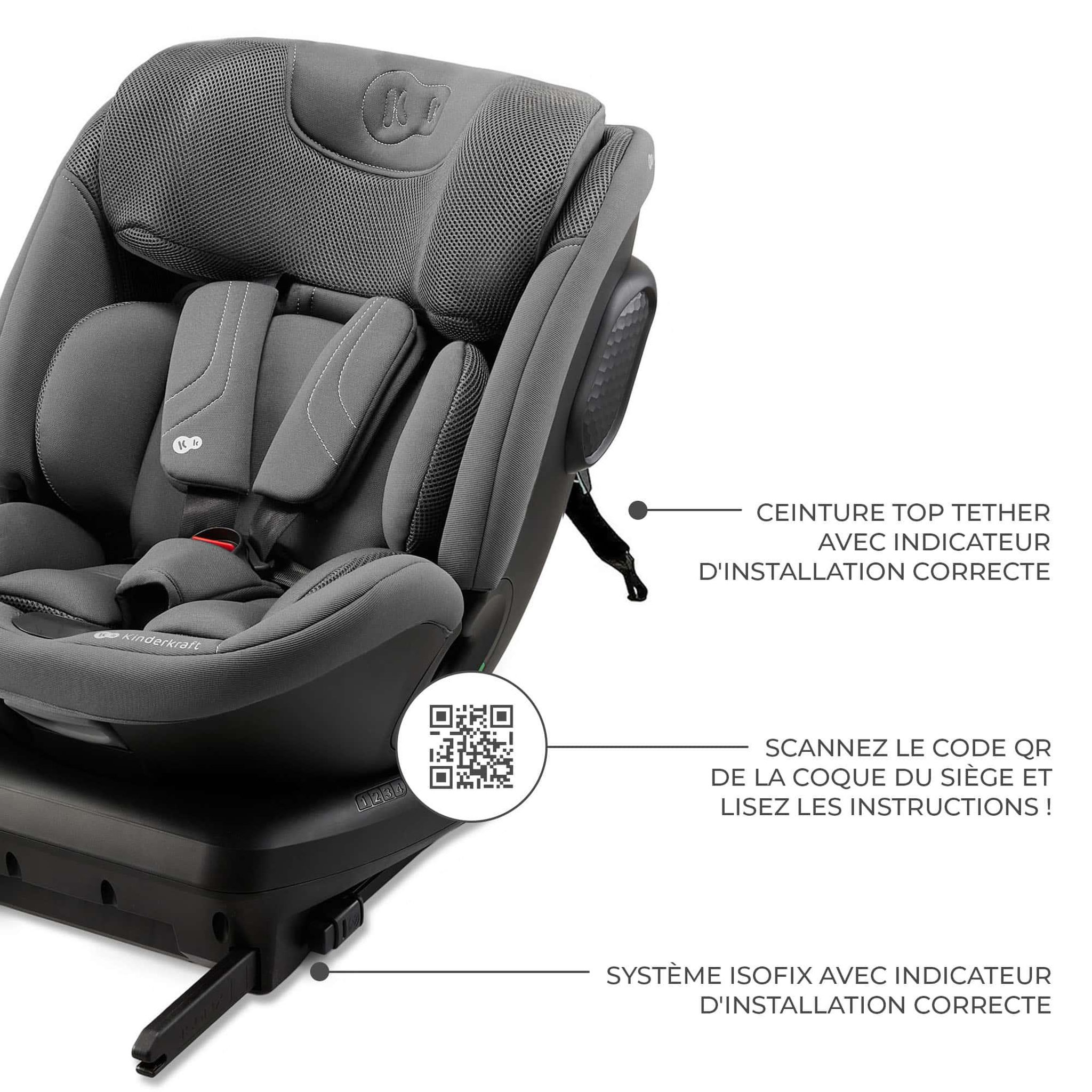 Voir la diapositive 5 : KINDERKRAFT Siege auto xpedition 3 i size pratique confortabl