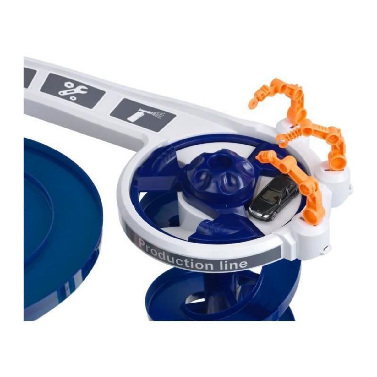 Klein Garage Mercedes-Benz Mega Universe - KLEIN - 3809 - Fonctions électroniques, catapulte avec looping, tunnel, etc. - Des 3 ans