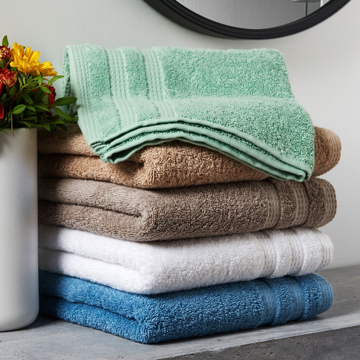 ACTUEL Maxi drap de bain en coton bio organic 540gr/m2