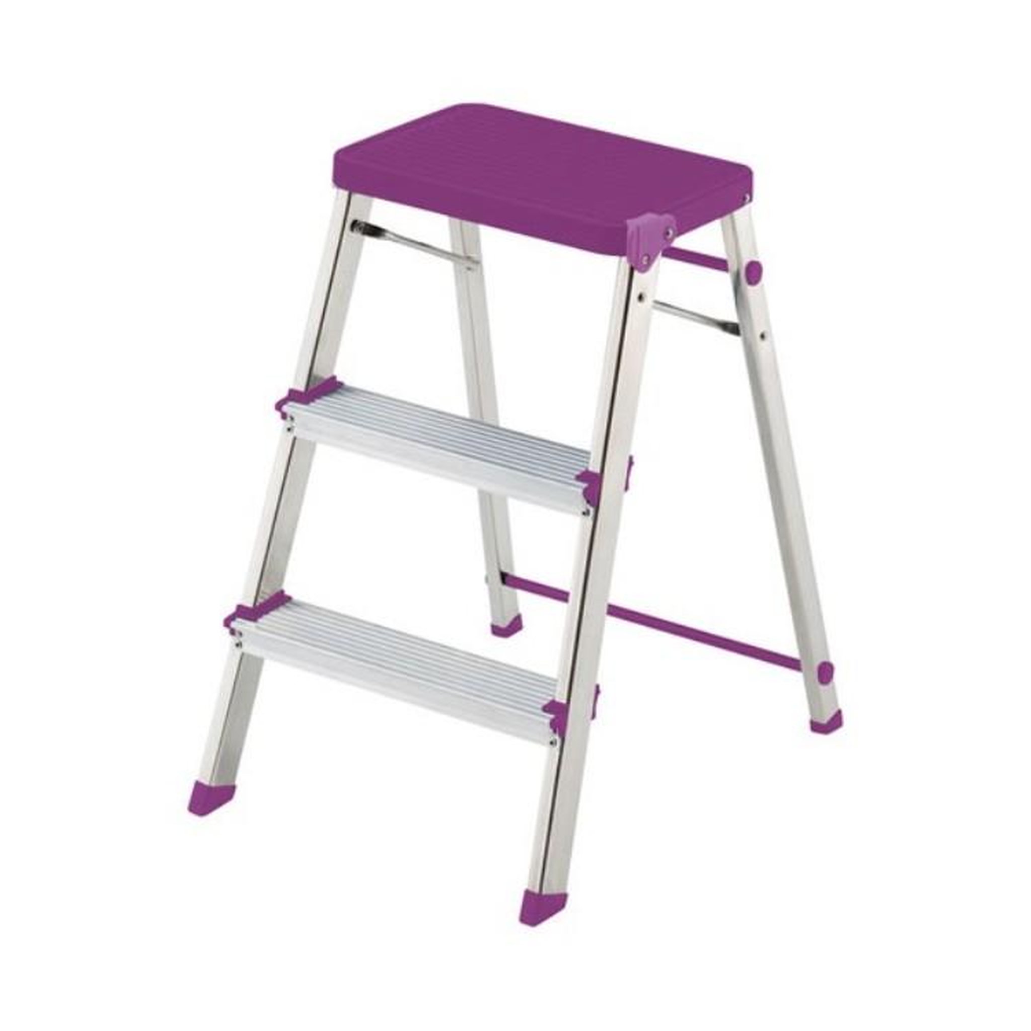 Rolser Escabeau 3 marches mauve - MT3001MALVA
