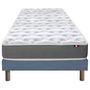 Voir la diapositive 1 : IDLITERIE Ensemble matelas mousse réversible STRATUS et sommier - confort français