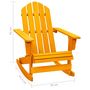 Voir la diapositive 6 : VIDAXL Chaise a bascule de jardin Adirondack bois de sapin orange