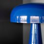 Voir la diapositive 3 : Rendez vous déco Lampe en métal bleu foncé - Livia