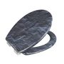 Voir la diapositive 2 : Wenko Abattant WC en duroplast design Slate - Gris anthracite