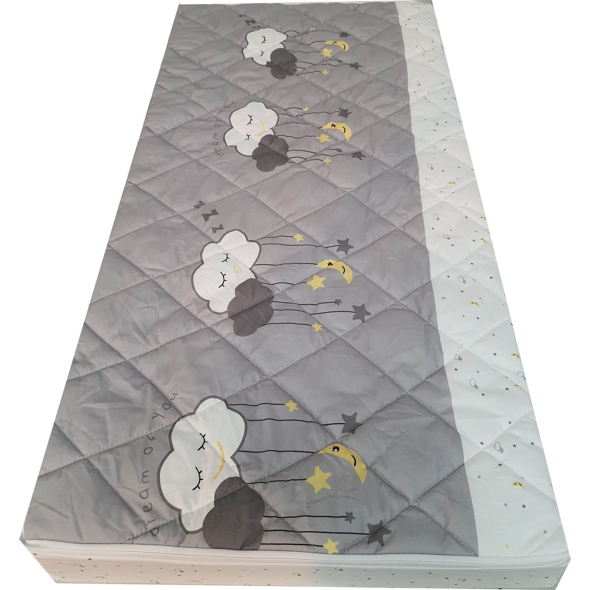 AUCHAN BABY Matelas bébé climatisé 70x140 cm NUAGES