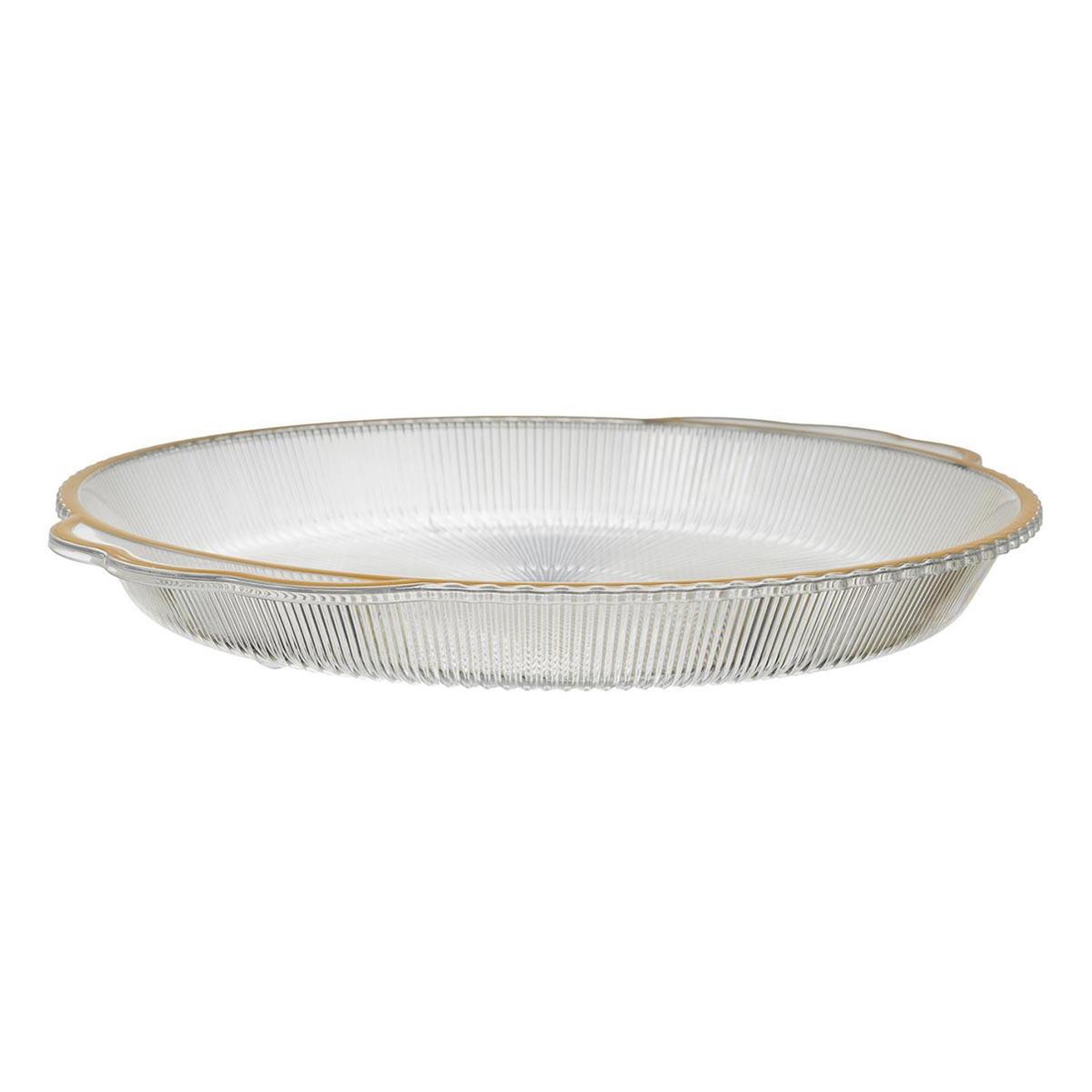 The Home Deco Factory Plateau de service design  mirage  38cm transparent
