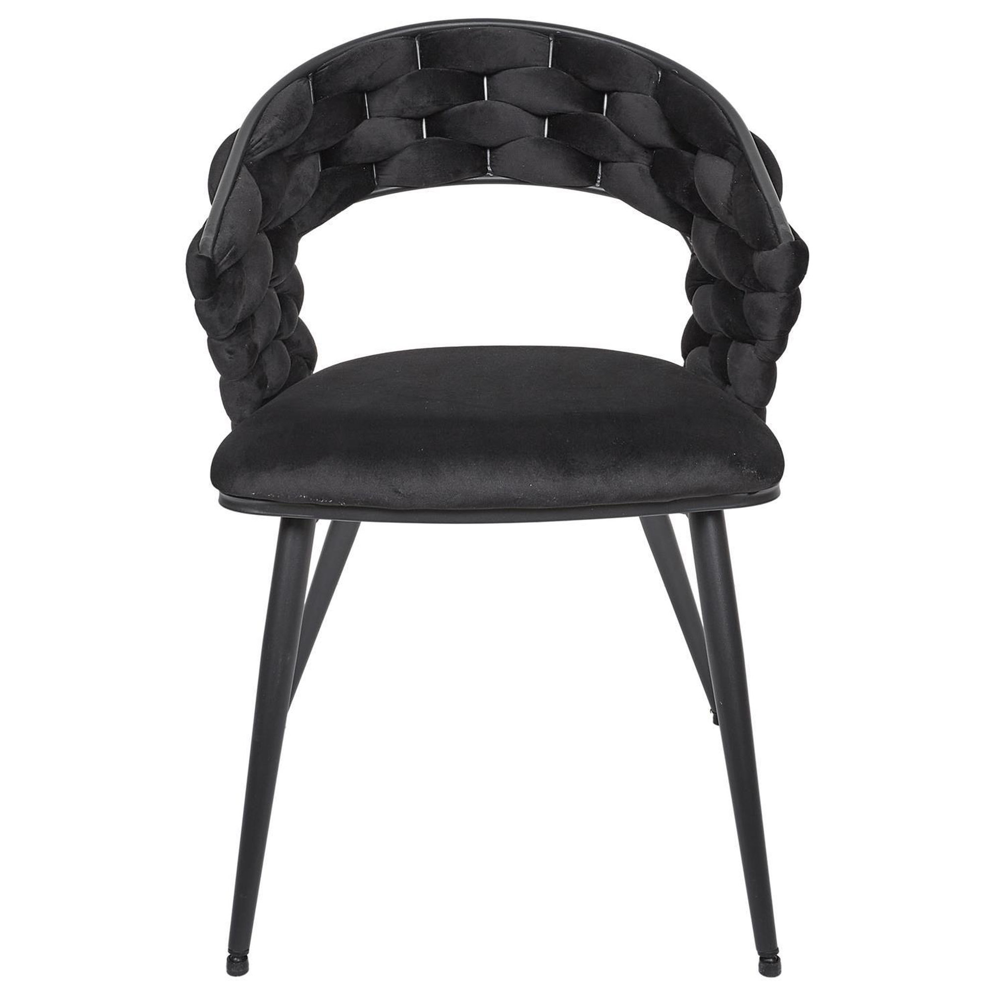 Voir la diapositive 3 : The Home Deco Factory Lot de 2 chaises assise tressée LUND