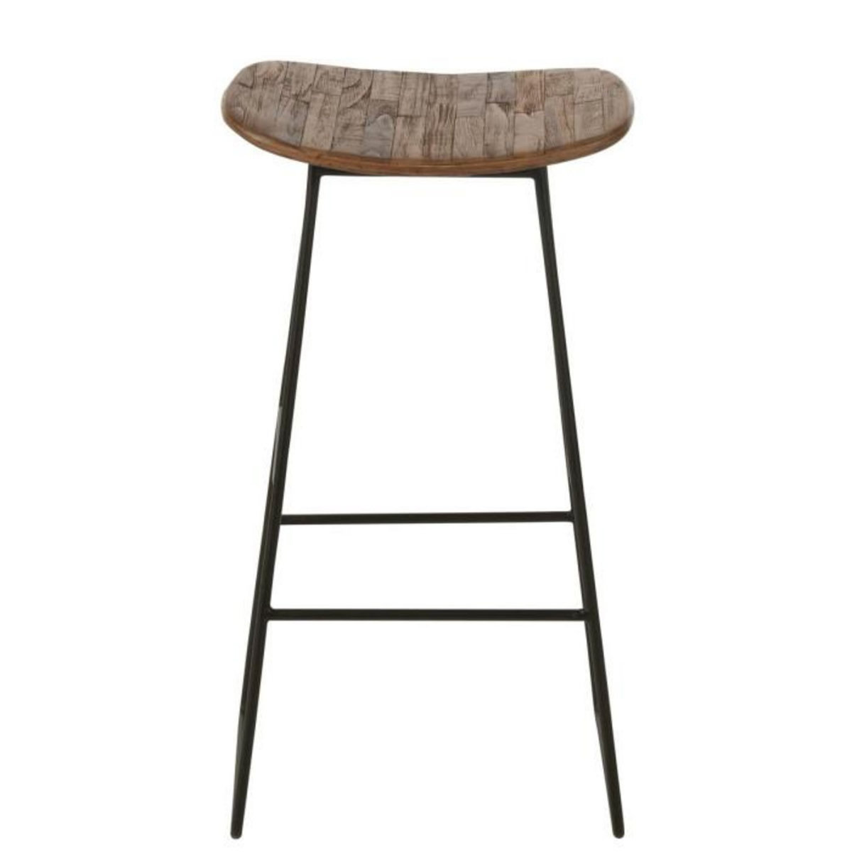 Paris Prix Tabouret de Bar en Bois  Teck  74cm Naturel