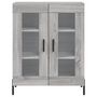 Voir la diapositive 5 : VIDAXL Buffet sonoma gris 69,5x34x90 cm bois d'ingenierie