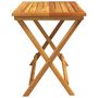 Voir la diapositive 5 : VIDAXL Table pliable de jardin 90x52,5x65 cm bois d'acacia solide