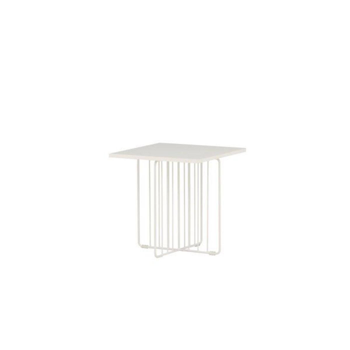 Paris Prix Table d'Appoint Design  Dayton  40cm Blanc