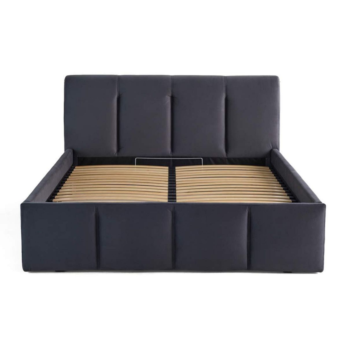 LISA DESIGN Elysia - lit coffre - 140x190 - en velours - sommier inclus