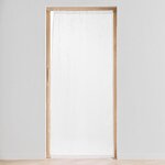 Paris Prix Voilage Passe-Tringle  Haltona  90x200cm Blanc