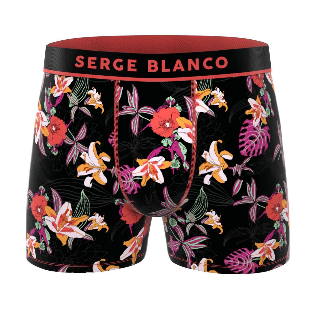 SERGE BLANCO Lot de 3 boxers homme Sublimation
