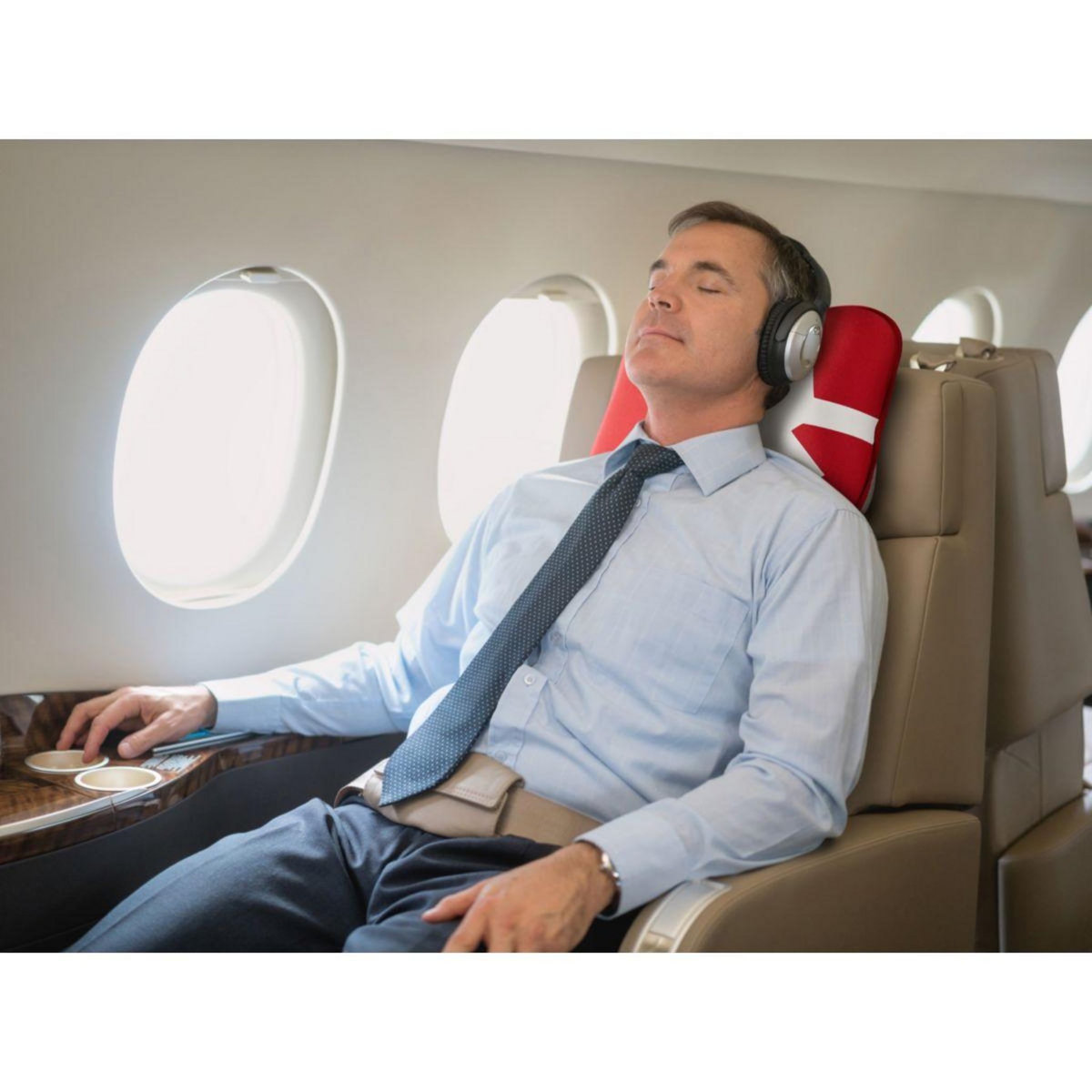 Skross Coussin ergonomique de voyage ROUGE