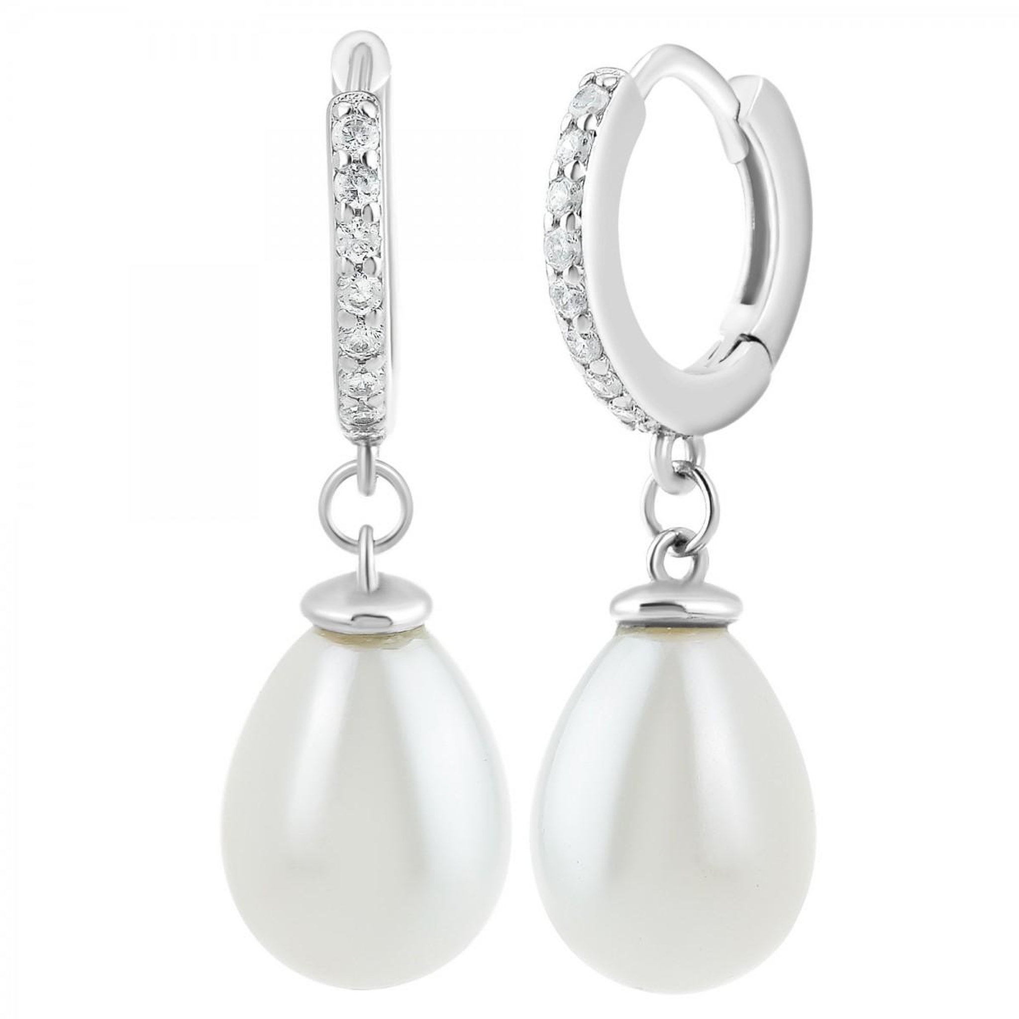 Voir la diapositive 1 : SC CRYSTAL Boucles d'oreilles par SC Crystal ornées de Zirconium