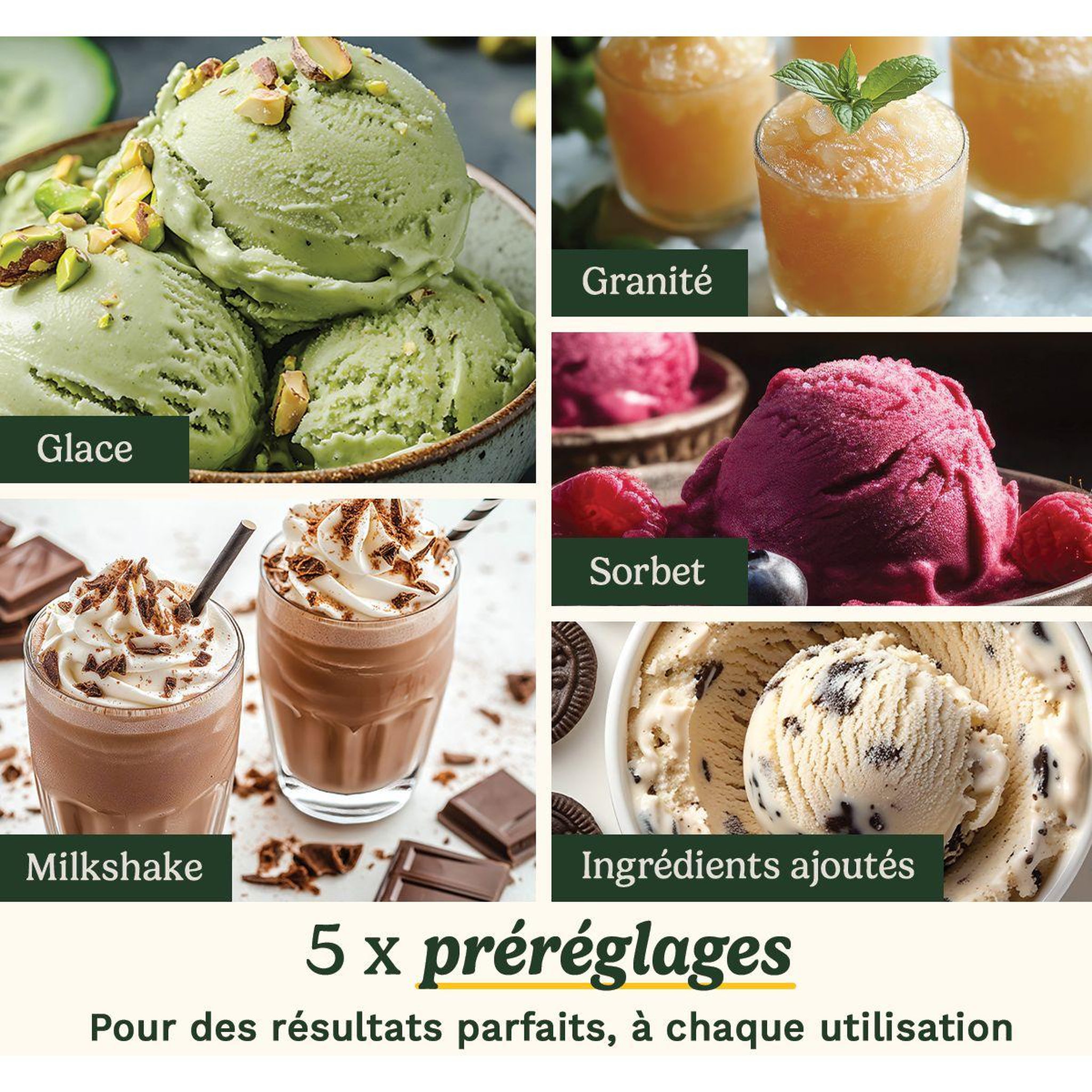 Voir la diapositive 3 : Cuisinart Sorbetière freeze wand icefd10e