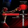 Voir la diapositive 4 : HOMCOM Sac de frappe boxe autoportant punching ball brunier 3 en 1 revêtement synthétique dim. 88L x 50l x 160-230H cm rouge
