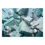 Voir la diapositive 2 : Paris Prix Papier Peint  Concrete Cubes Green