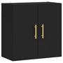 Voir la diapositive 2 : VIDAXL Armoire murale noir 60x31x60 cm bois d ingénierie