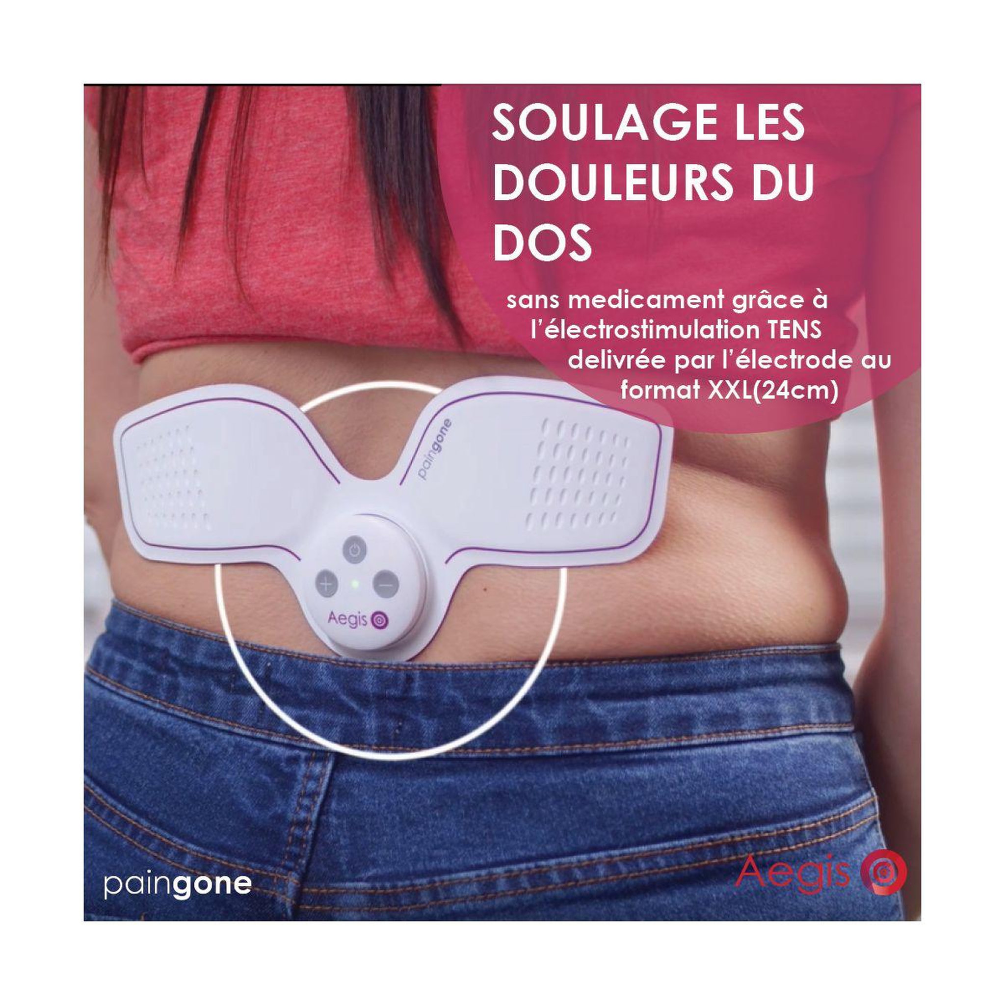 Voir la diapositive 2 : PAINGONE Anti douleur aegis dos