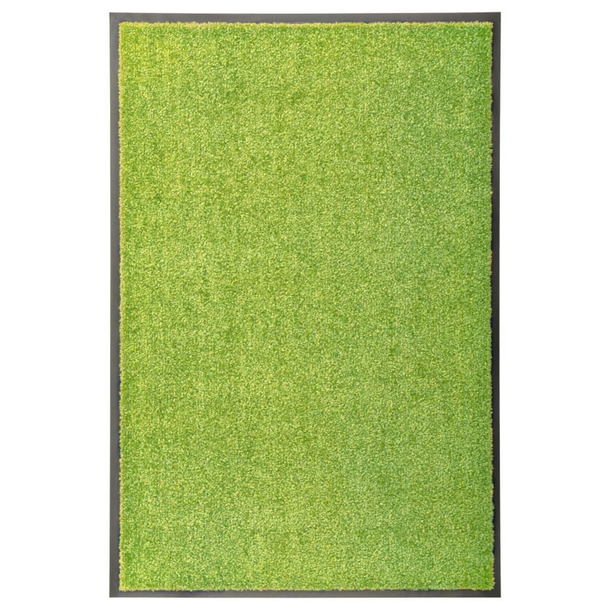 VIDAXL Paillasson lavable Vert 60x90 cm