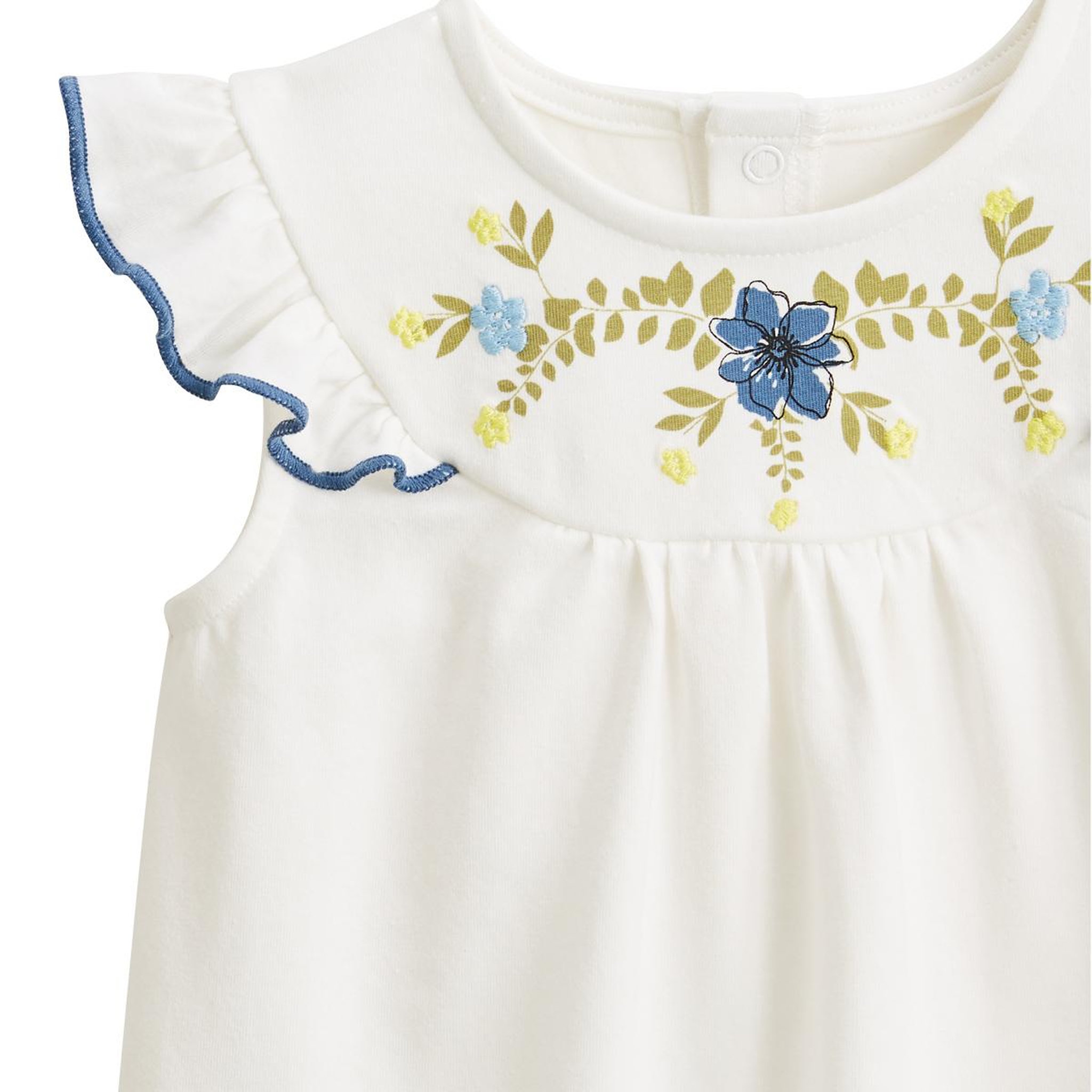 Voir la diapositive 3 : Petit Béguin T-shirt bébé Flora