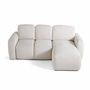 Voir la diapositive 1 : LISA DESIGN Sorrente - canapé d'angle réversible - convertible avec coffre - 4 places - en tissu texturé