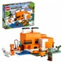 LEGO Minecraft 21178 - Le Refuge du Renard, Jouet de Construction Maison, Enfants dès 8 ans
