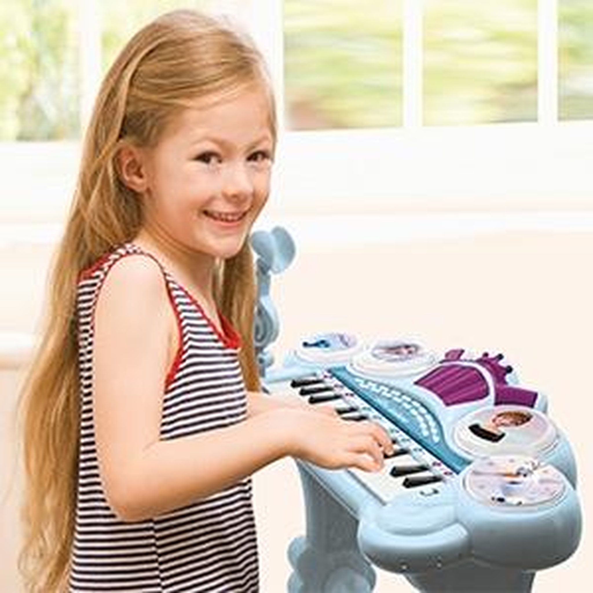 Voir la diapositive 6 : Lexibook Piano électronique La Reine des Neiges avec siège et micro