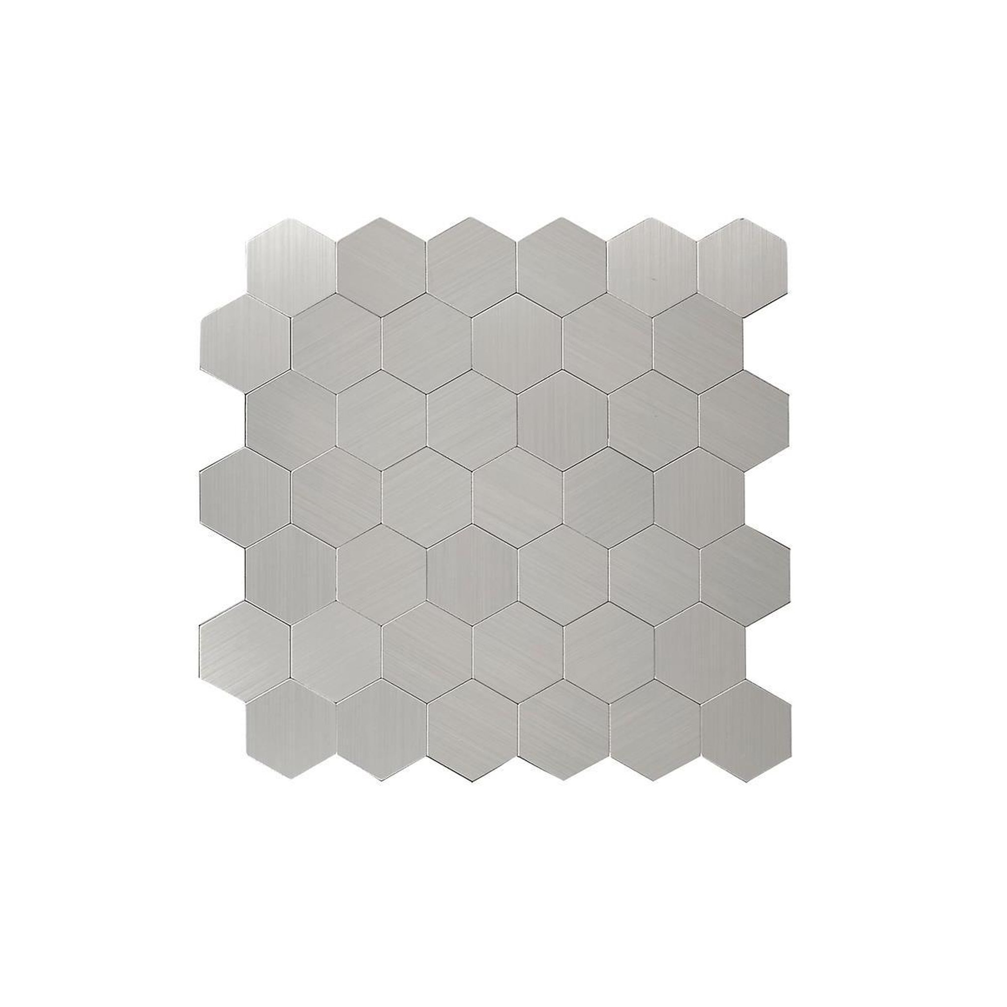 Je cherche une idee Crédence adhésive  hexagone  31cm gris