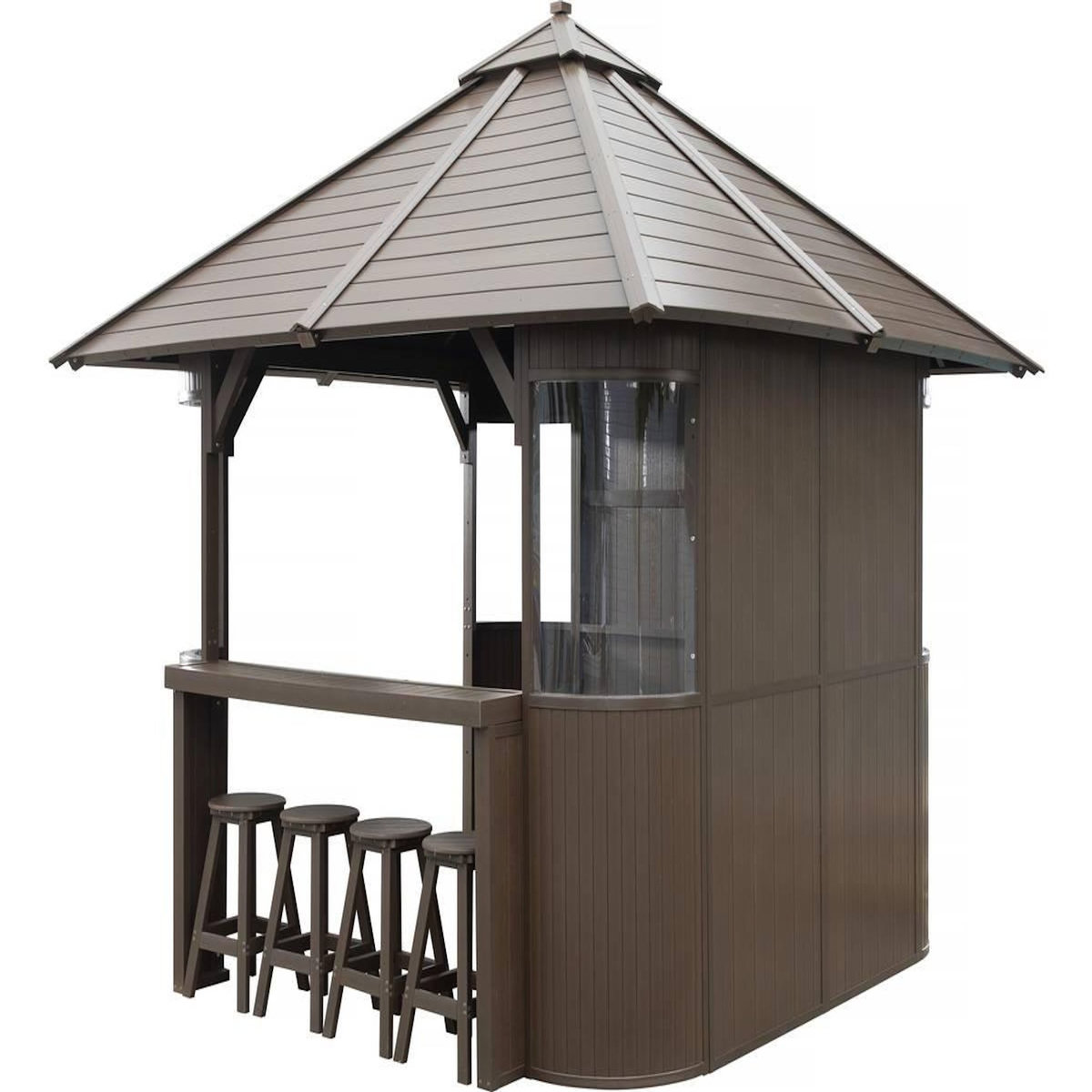 Habitat et Jardin Abri de spa  Bali  - 330 x 330 x 323 cm