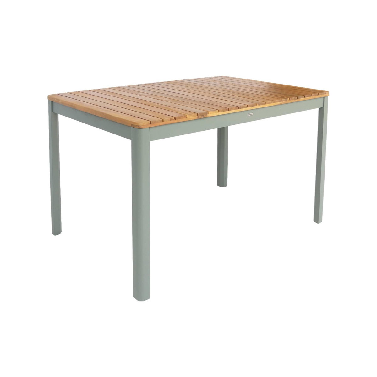 SWEEEK Table de jardin SENORA acacia avec coins arrondis, 6 places, 120 x 80 x 75 cm