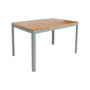 Voir la diapositive 1 : SWEEEK Table de jardin SENORA acacia avec coins arrondis, 6 places, 120 x 80 x 75 cm