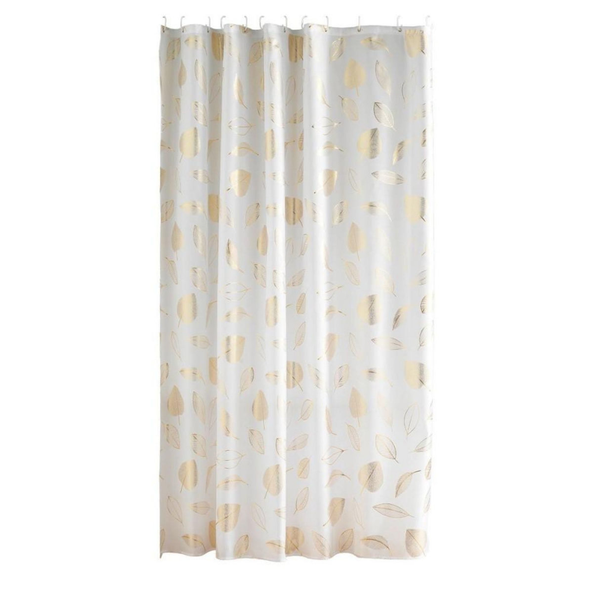 Douceur d'Intérieur Rideau de douche 180x200 JOYA avec 12 anneaux