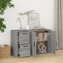 Voir la diapositive 3 : VIDAXL Buffet Sonoma gris 100x33x59,5 cm Bois d'ingenierie