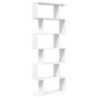 Voir la diapositive 2 : VIDAXL Etagere separatrice de piece a 6 niveaux blanc 70x24x193 cm