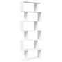 Voir la diapositive 2 : VIDAXL Etagere separatrice de piece a 6 niveaux blanc 70x24x193 cm